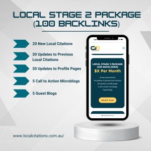 Local Stage 2 Package (100 backlinks)